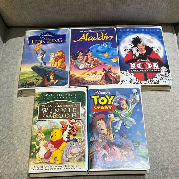 Walt Disney Vhs Lot of 5 - Picture 2 of 4